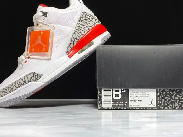 Bmlin Shoes 136064-116 3 Fame of Jordan Air Retro Hall 0506